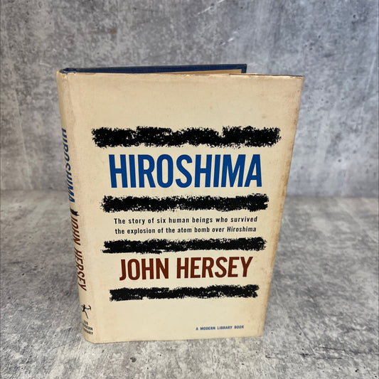 hiroshima book, by john hersey, 1946 Hardcover, Vintage image 1