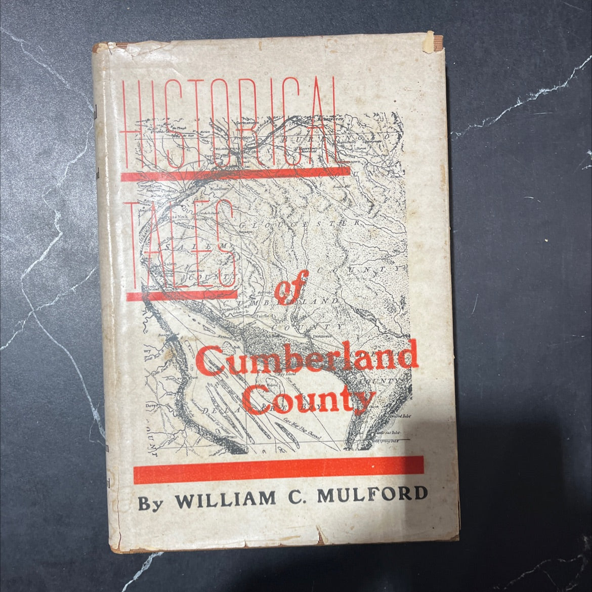 historical tales of cumberland county new jersey book, by william c. mulford, 1941 Hardcover image 1