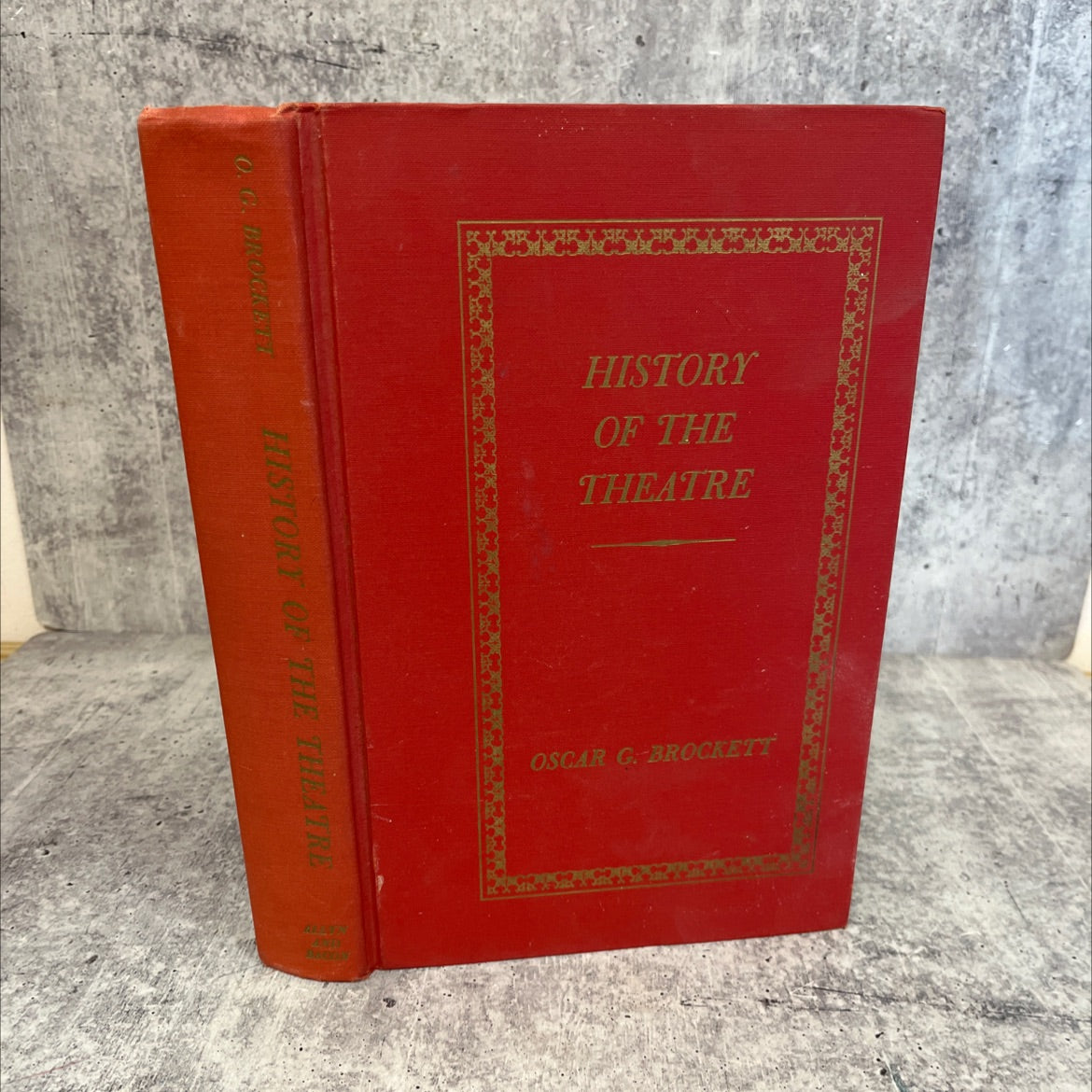 history of the theatre book, by oscar g. brockett, 1973 Hardcover image 1