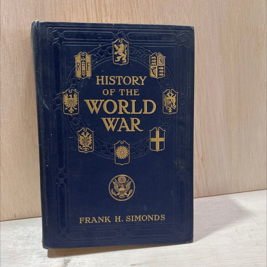 history of the world war frank h.simonds vol. two book, by frank h. simonds, 1918 Hardcover, Antique image 1