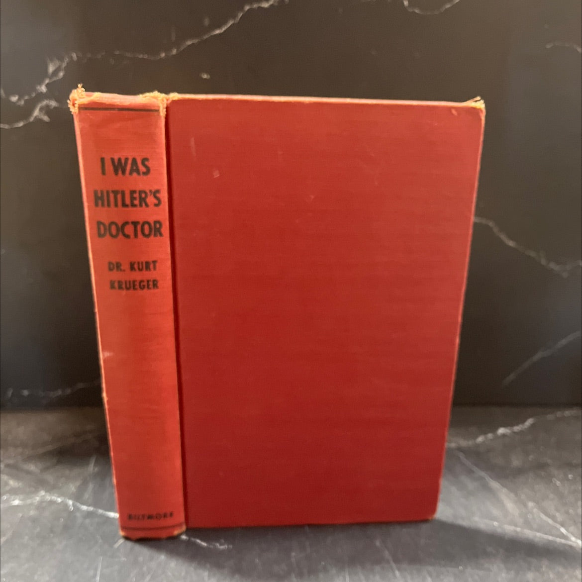 hitler visiting the s book, by kurt krueger, m.d., 1943 Hardcover image 1