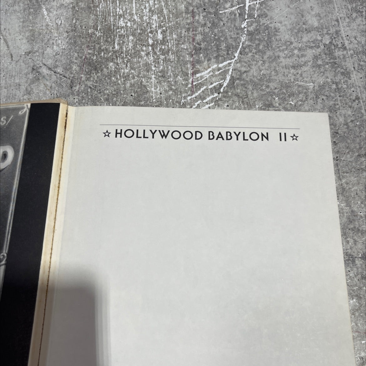 hollywood babylon ii book, by kenneth anger, 1984 Hardcover image 2