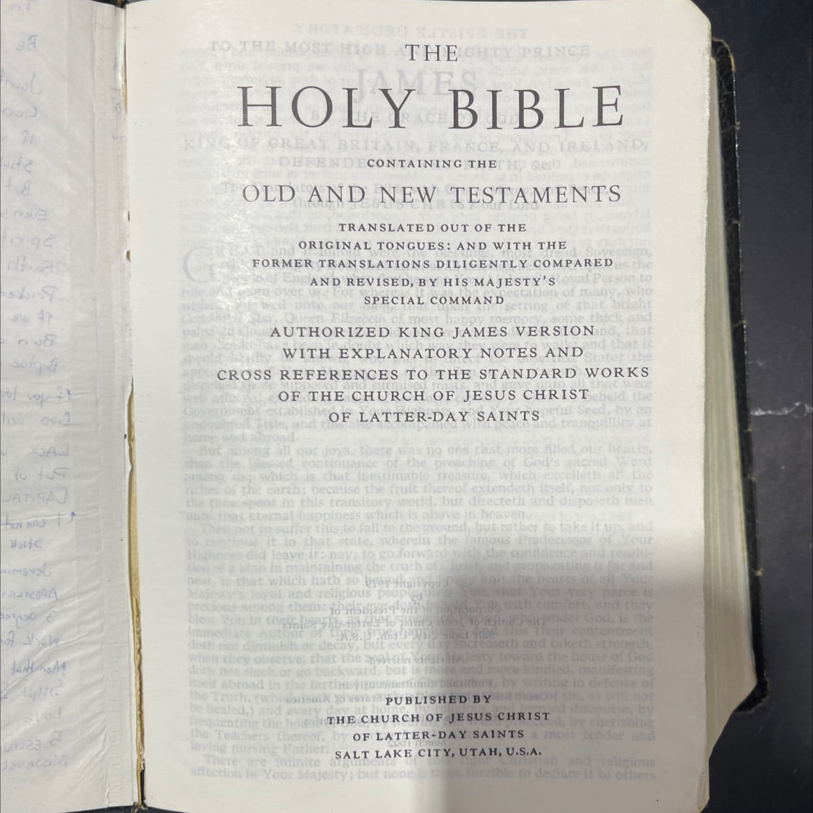 holy bible, authorized king james version book, by unknown, 1979 Leather image 2