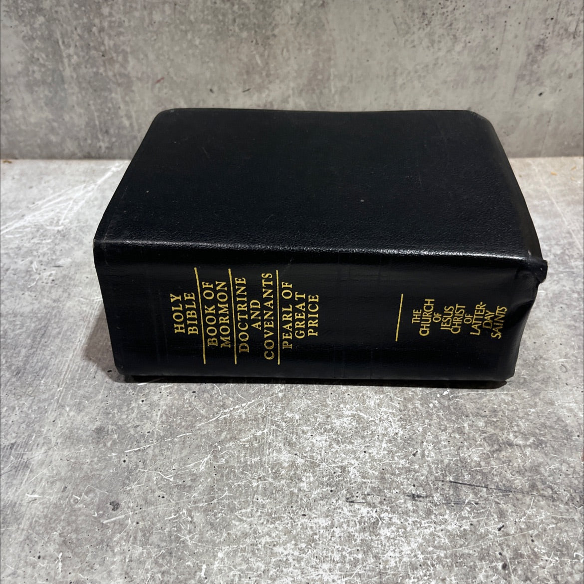 holy bible, authorized king james version book, by unknown, 1989 Leather image 4