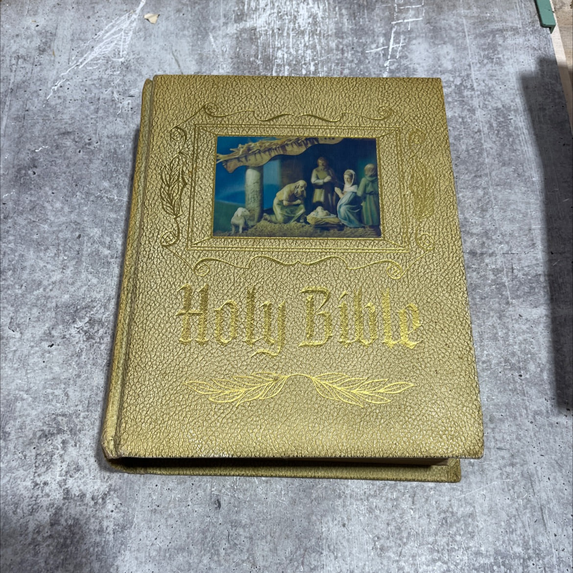 holy bible, devotional alphabetical indexed family bible book, by De Vore & Sons, Inc., 1960 Hardcover image 1