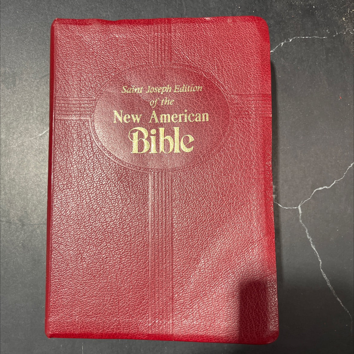 holy bible: the new american bible book, by not stated, 1991 Leather image 1
