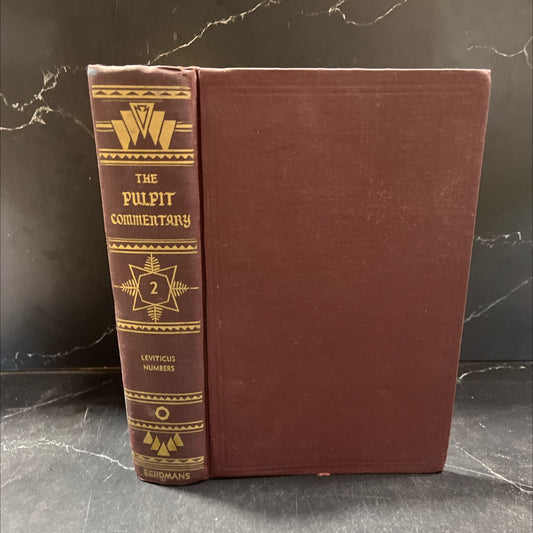 holy bible: the pulpit commentary volume 2 leviticus numbers book, by h. d. m. spence, joseph s. exell, 1958 Hardcover image 1