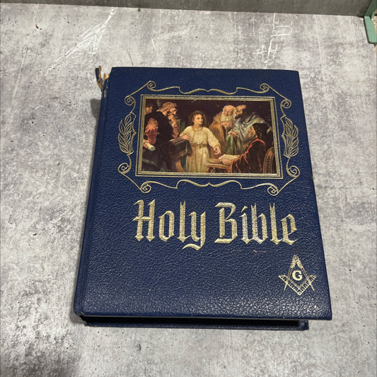 holy bible authorized or king james version book, by unknown, 1970 Leather image 1
