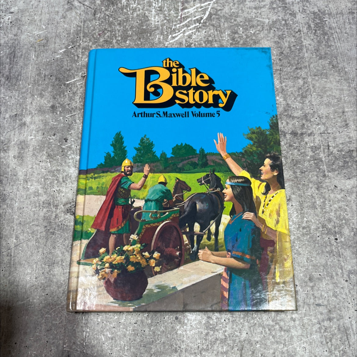 holy bible bibl story great men of god/volume 5 book, by arthur s.maxwell, 1975 Hardcover image 1