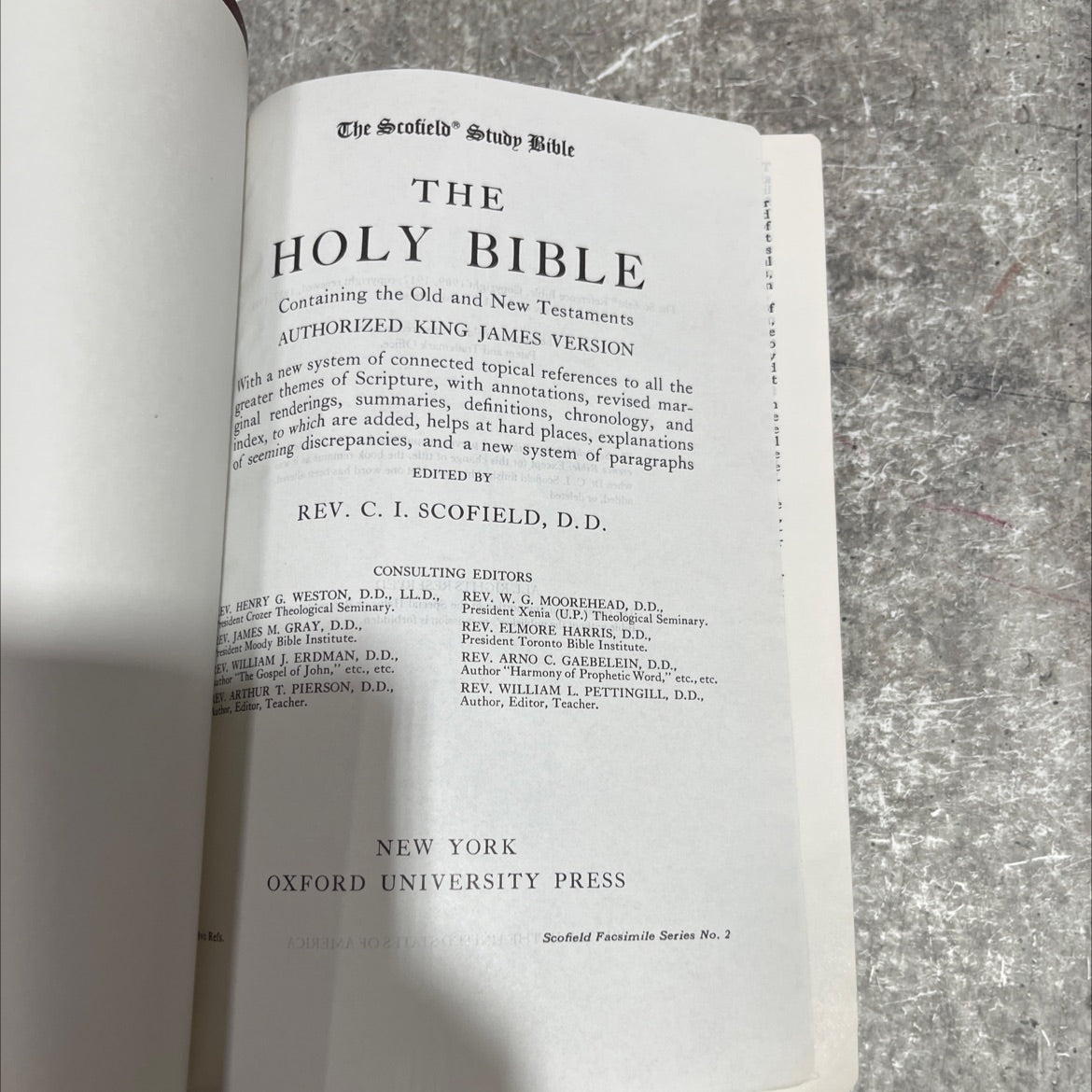 holy bible containing the old and new testaments authorized king james version book, by rev. c. i. scofield, d. d., image 2