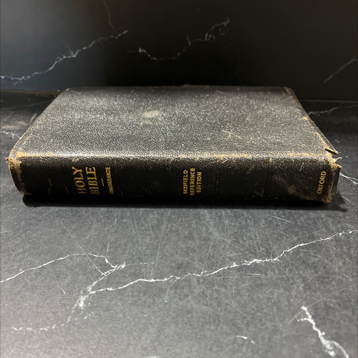holy bible containing the old and new testaments authorized version book, by rev. c. i. scofield, d.d., 1917 Leather image 1