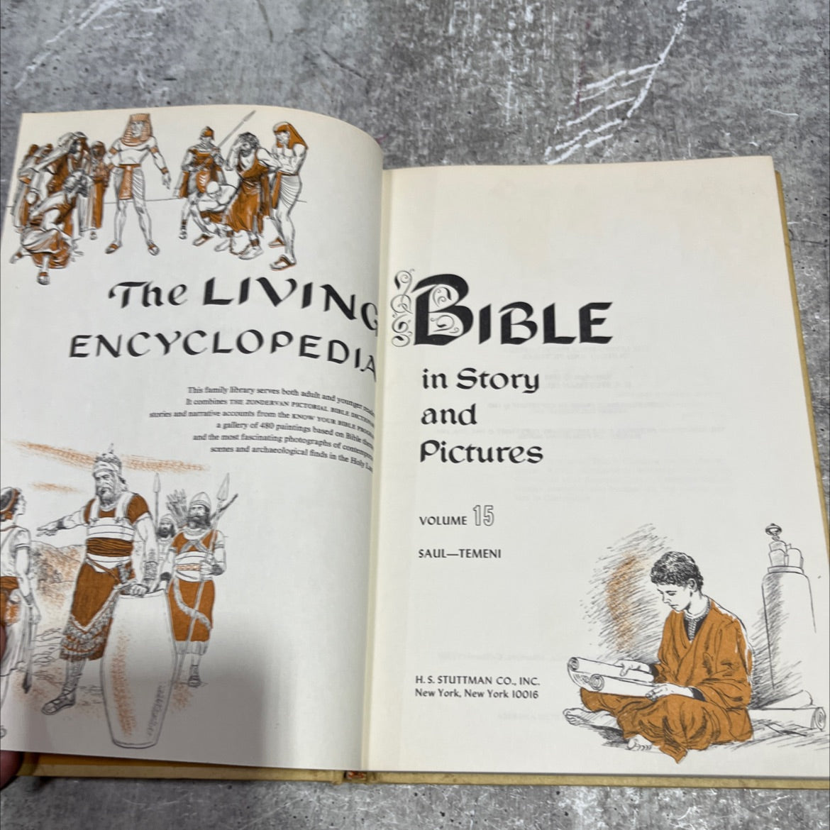 holy bible encyclopedia in story and pictures book, by unknown, 1968 Hardcover image 2