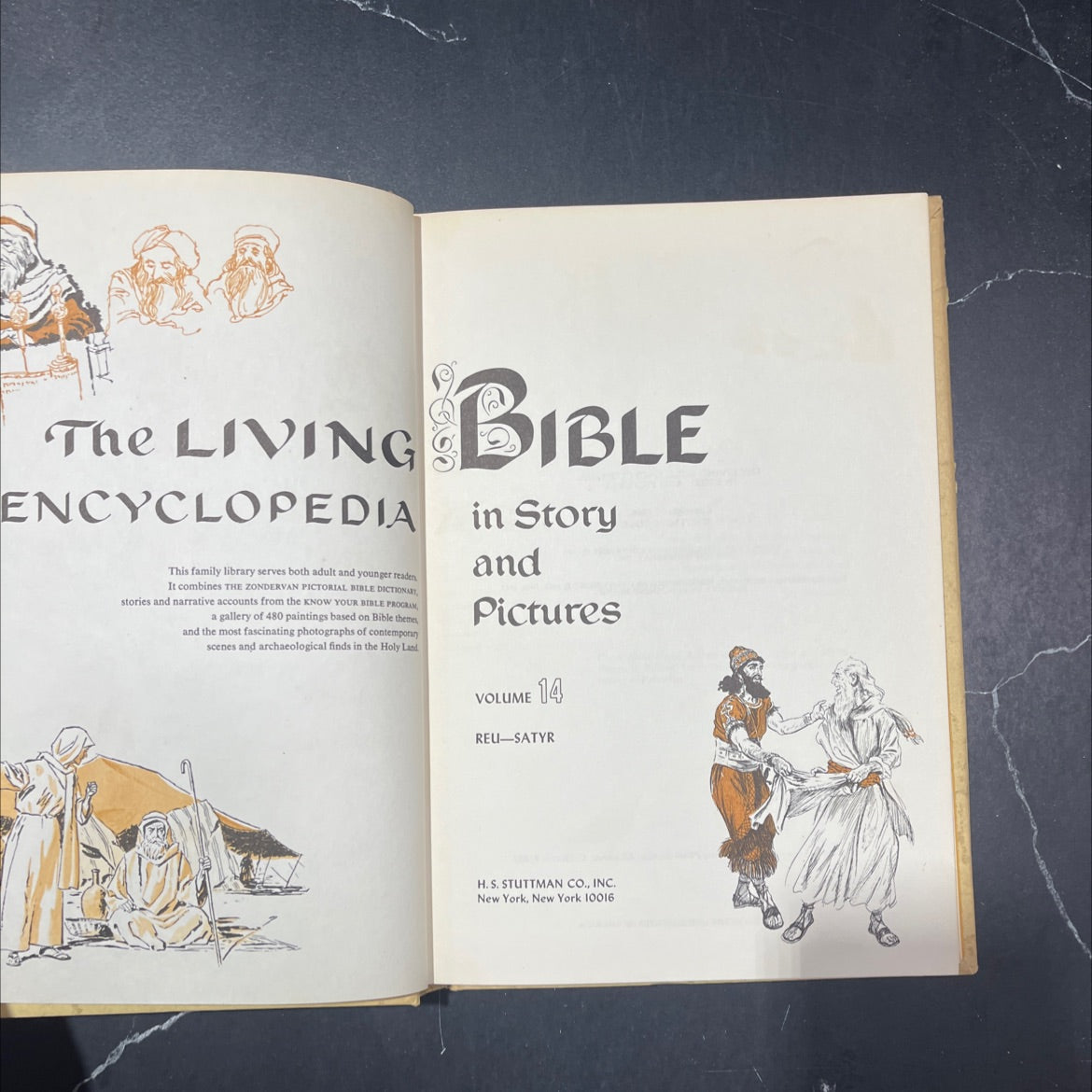 holy bible encyclopedia in story and pictures book, by unknown, 1968 Hardcover image 2