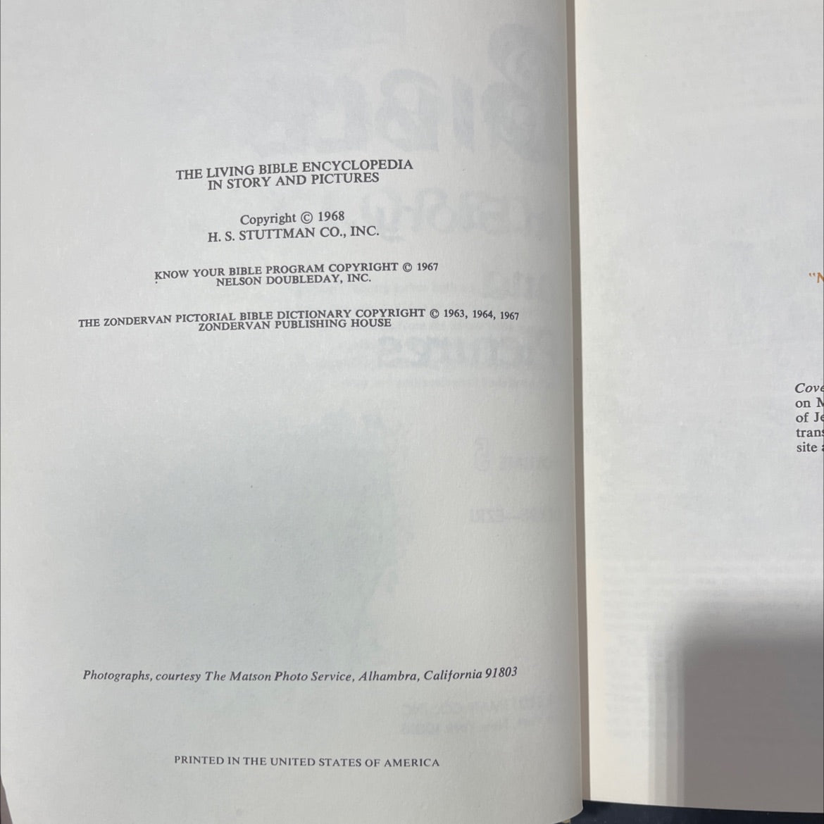 holy bible encyclopedia in story and pictures book, by unknown, 1970 Hardcover image 3