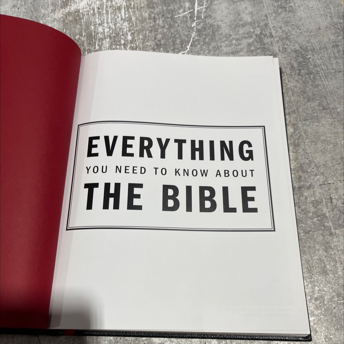 holy bible everything you need to know about the bible book, by Eileen Daspin, Michael Solomon, 2019 Hardcover image 2
