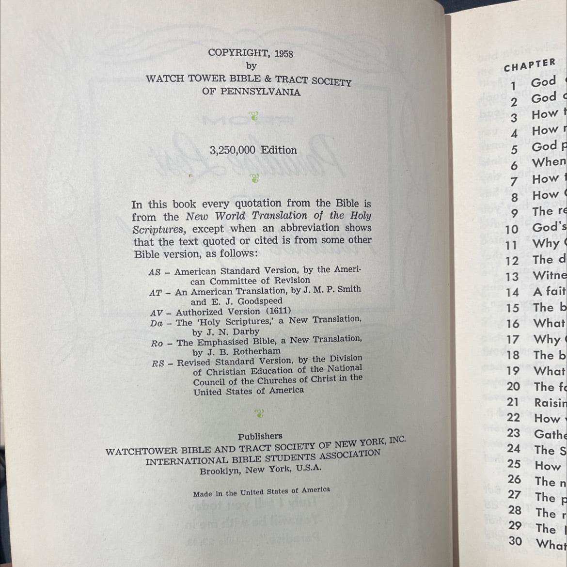 holy bible from paradise lost to paradise regained book, by unknown, 1958 Hardcover image 3