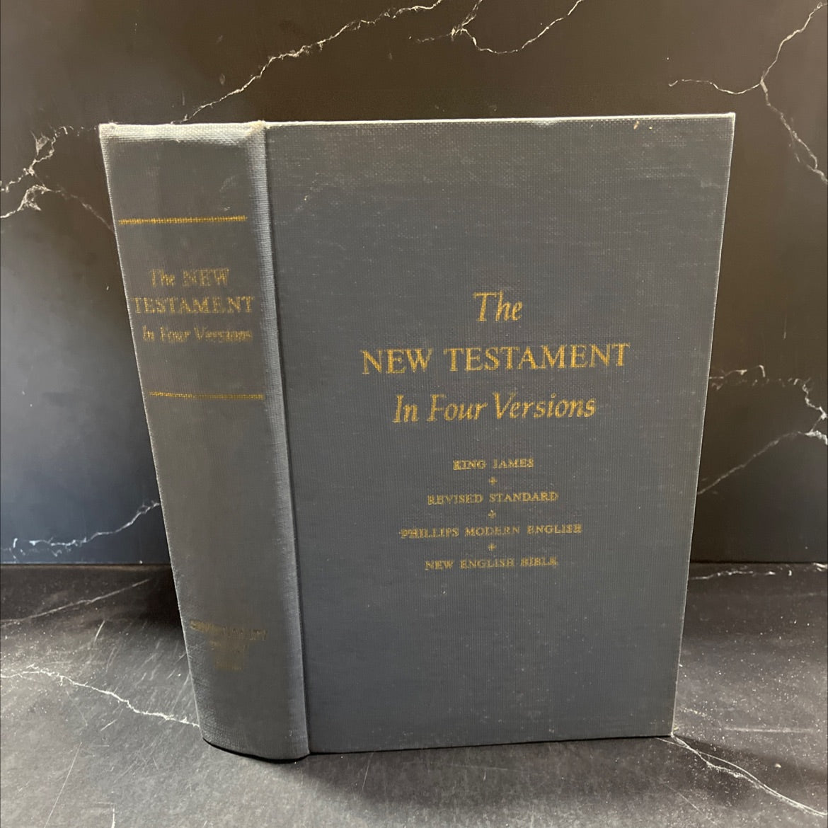holy bible in four versions book, by unknown, 1969 Hardcover image 1