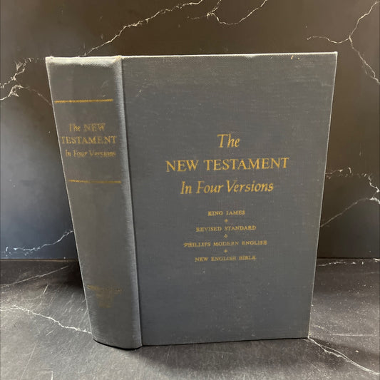 holy bible in four versions book, by unknown, 1969 Hardcover image 1