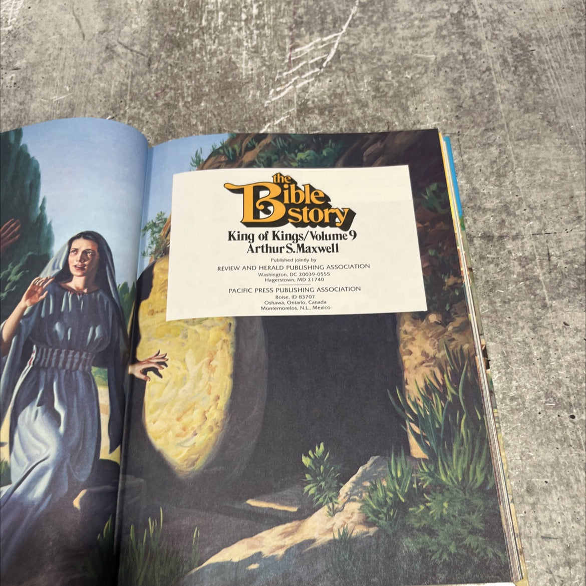 holy bible king of kings/volume 9 book, by arthur s.maxwell, 1975 Hardcover image 2