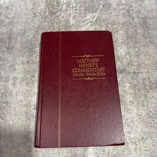 holy bible matthew henry's commentary on the whole bible volume 1 genesis to deuteronomy book, by matthew henry, 1996 image 1