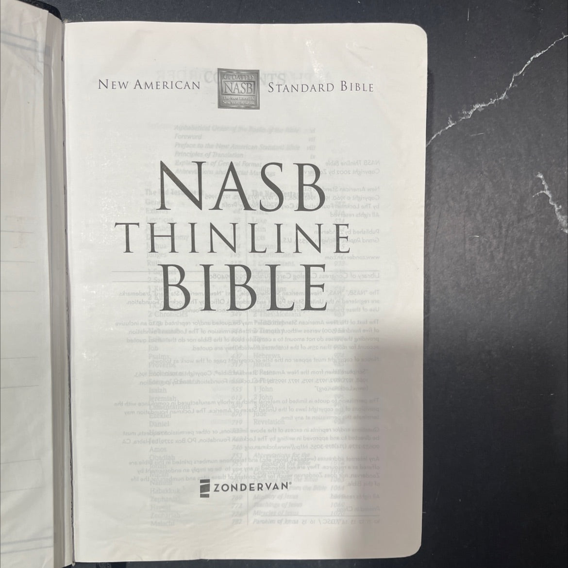 holy bible new american standard bible book, by The Lockman Foundation, 2002 Leather image 2