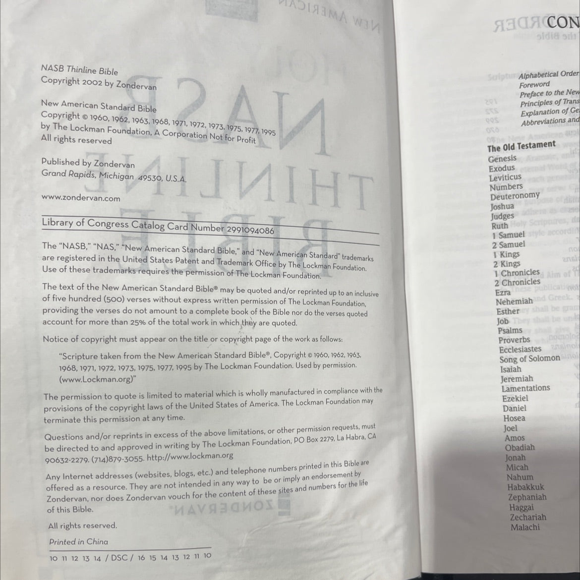 holy bible new american standard bible book, by The Lockman Foundation, 2002 Leather image 3