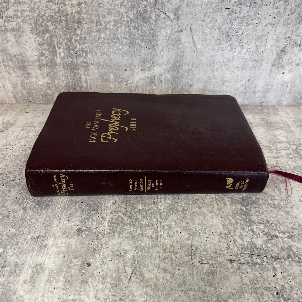 holy bible prophecy edition book, by jack van impe, 1998 Leather image 4