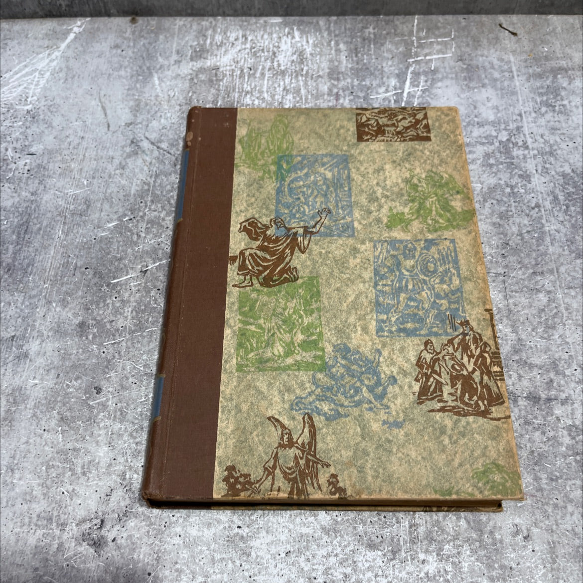 holy bible story library: the story of adam and eve driven from paradise book, by turner hodges, 1956 Hardcover image 1