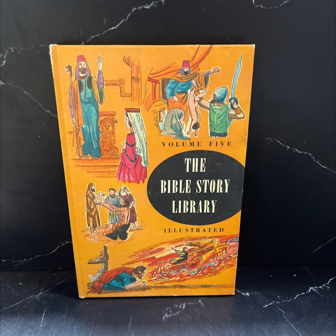 holy bible story library volume five from absalom's death to isaiah book, by turner hodges, 1963 Hardcover image 1