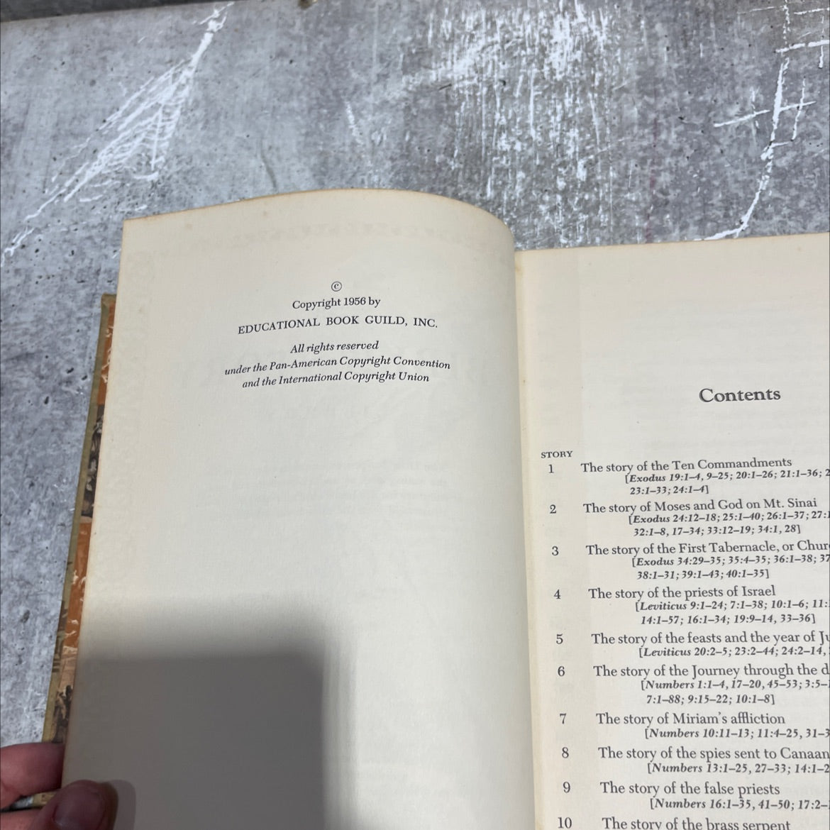 holy bible story library volume ii from the exodus to the reign of david book, by turner hodges, 1956 Hardcover image 3