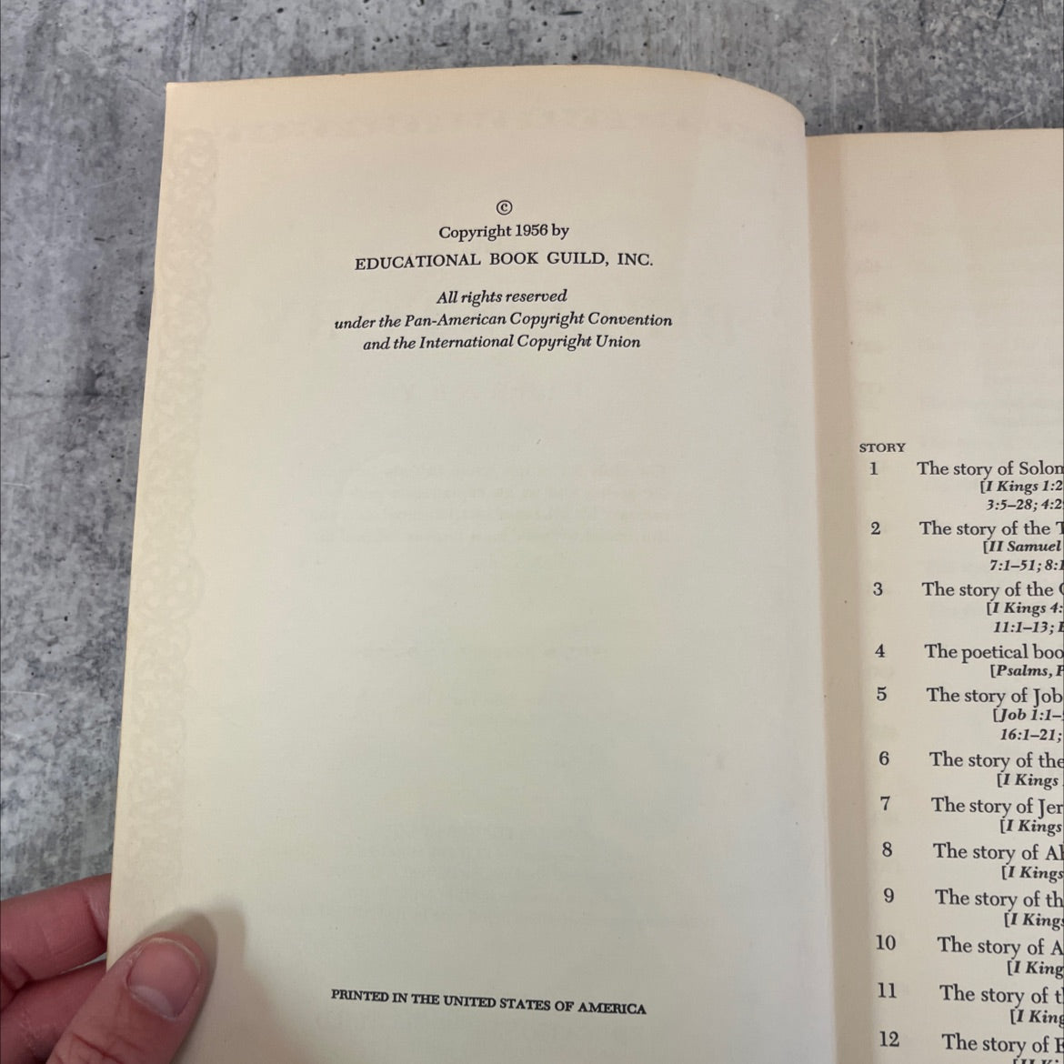 holy bible story library volume iii from solomon to the roman conquest book, by turner hodges, 1956 Hardcover image 3