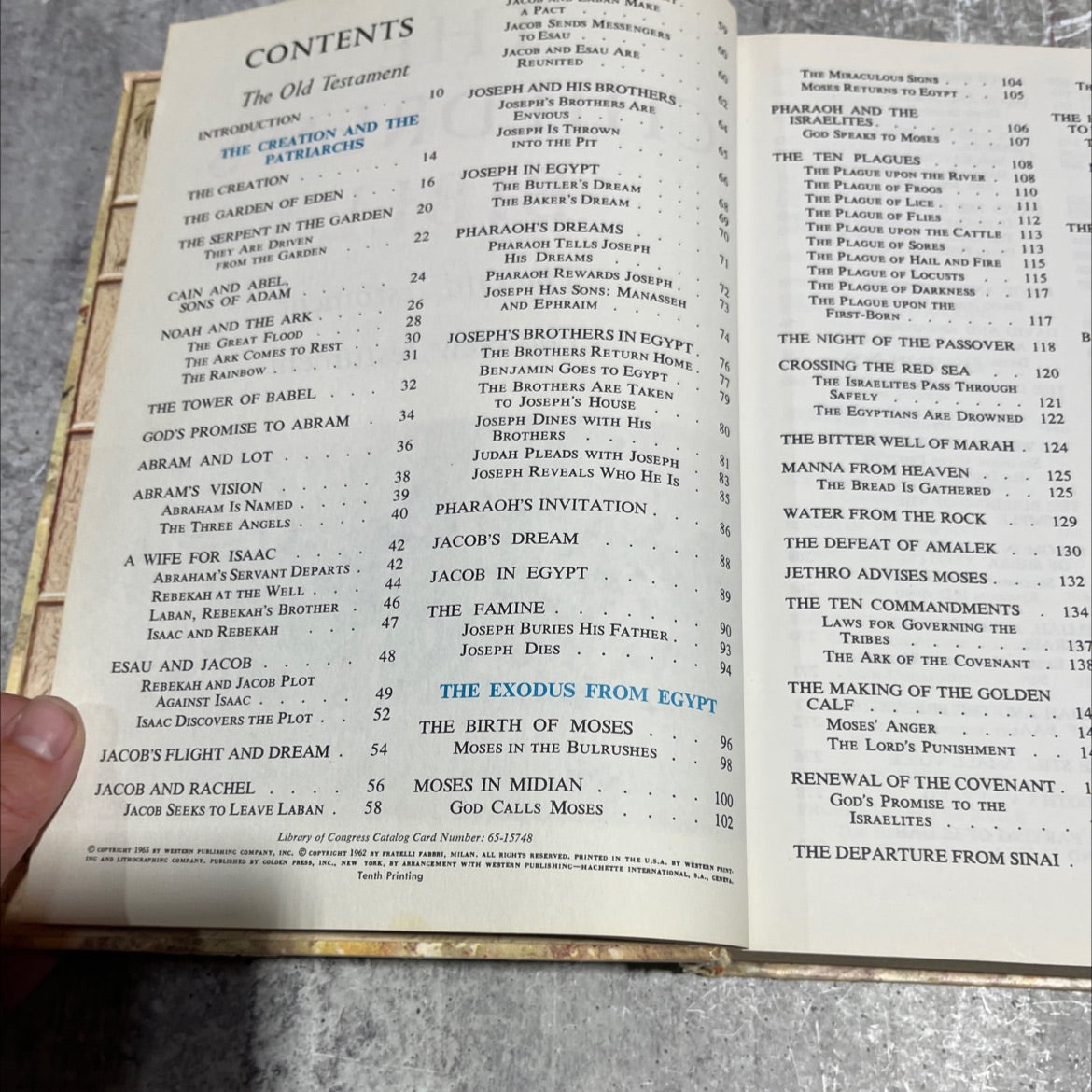 holy bible the children's bible the old testament the new testament book, by S.M. Scripture, 1965 Hardcover image 3