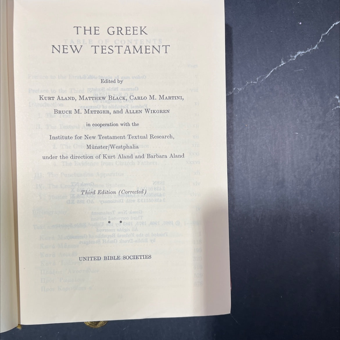 holy bible the greek new testament book, by kurt aland, matthew black, carlo m. martini, bruce m. metzger, allen image 2