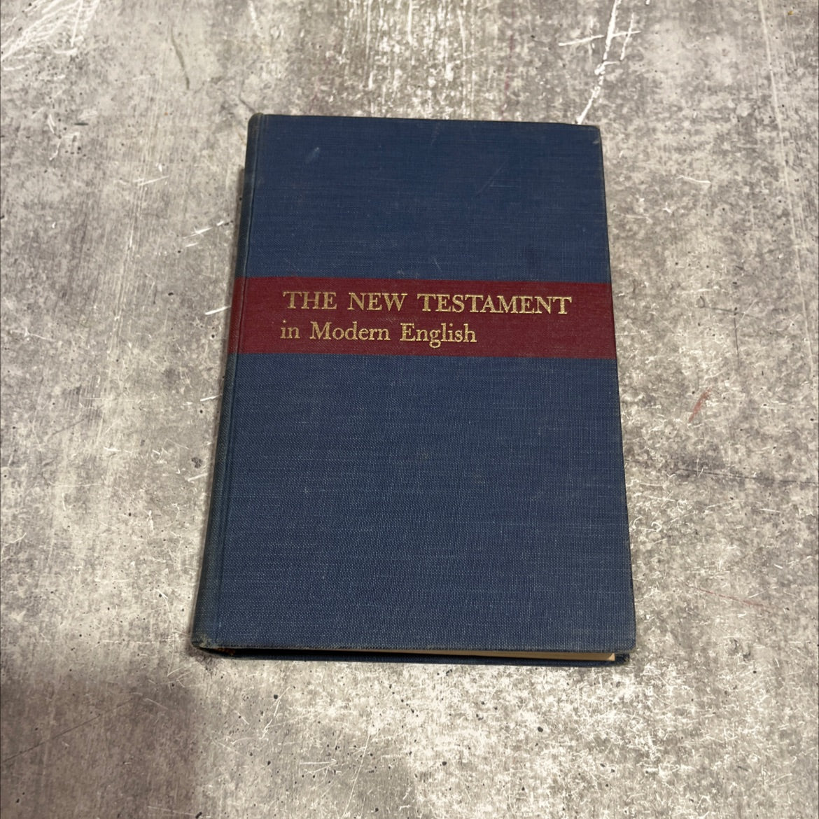 holy bible the new testament in modern english book, by j. b. phillips, 1958 Hardcover image 1