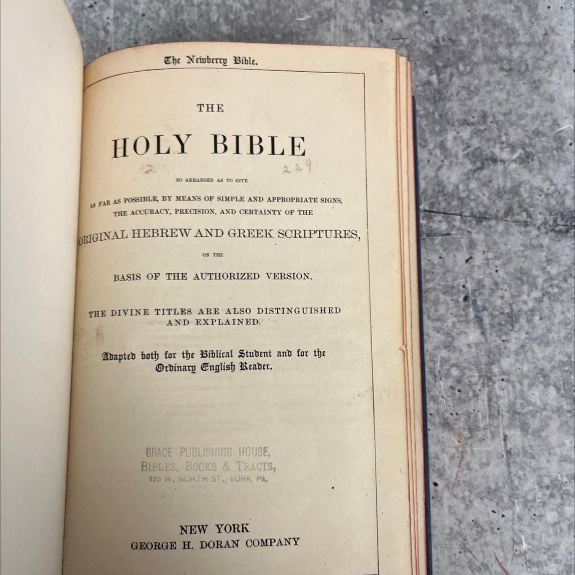 holy bible the newberry bible book, by Unknown, Unknown Leather image 2