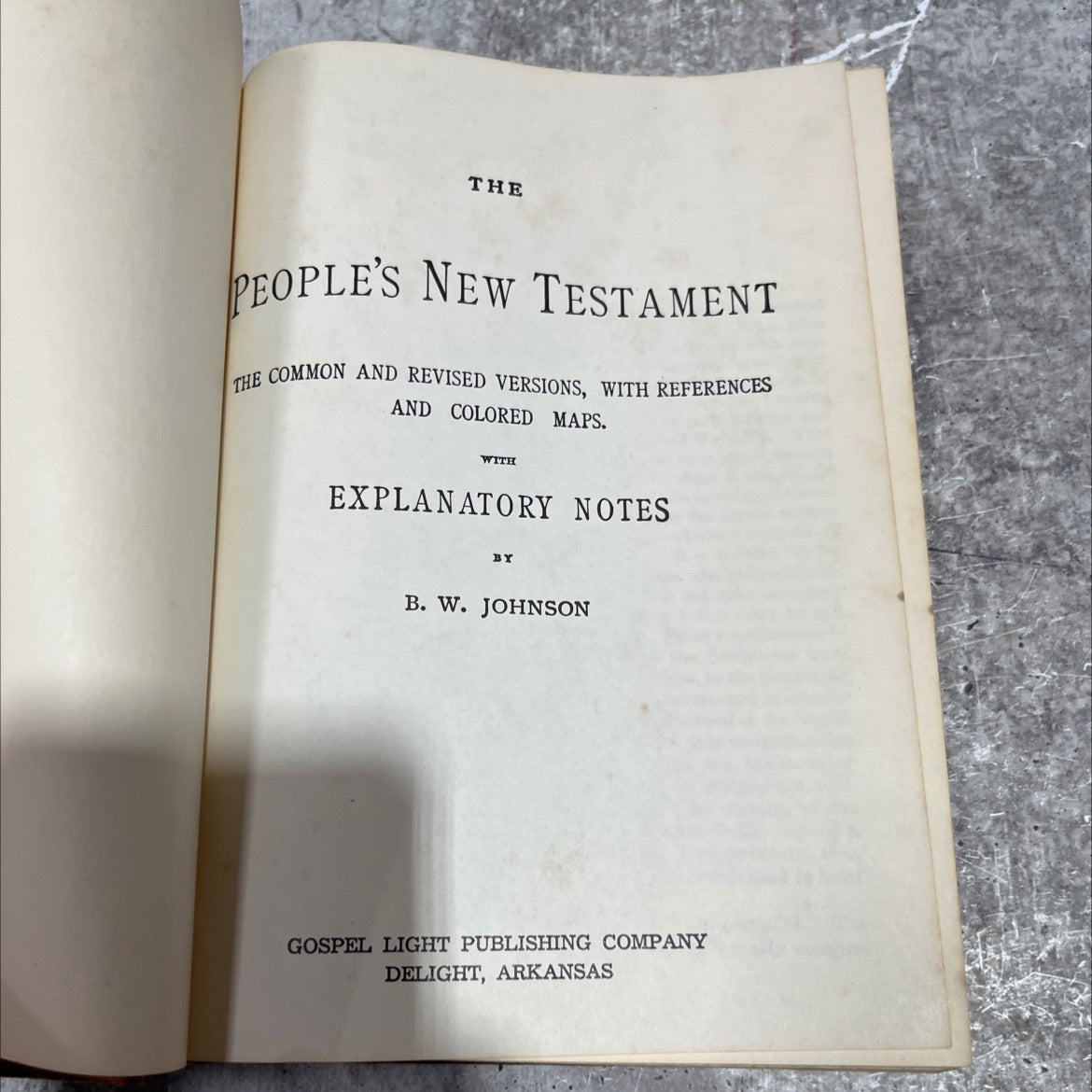 holy bible the people's new testament the common and revised versions with references and colored maps with explanatory image 2