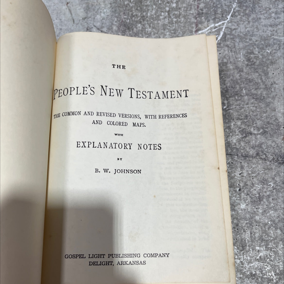 holy bible the people's new testament the common and revised versions with references and colored maps with explanatory image 3
