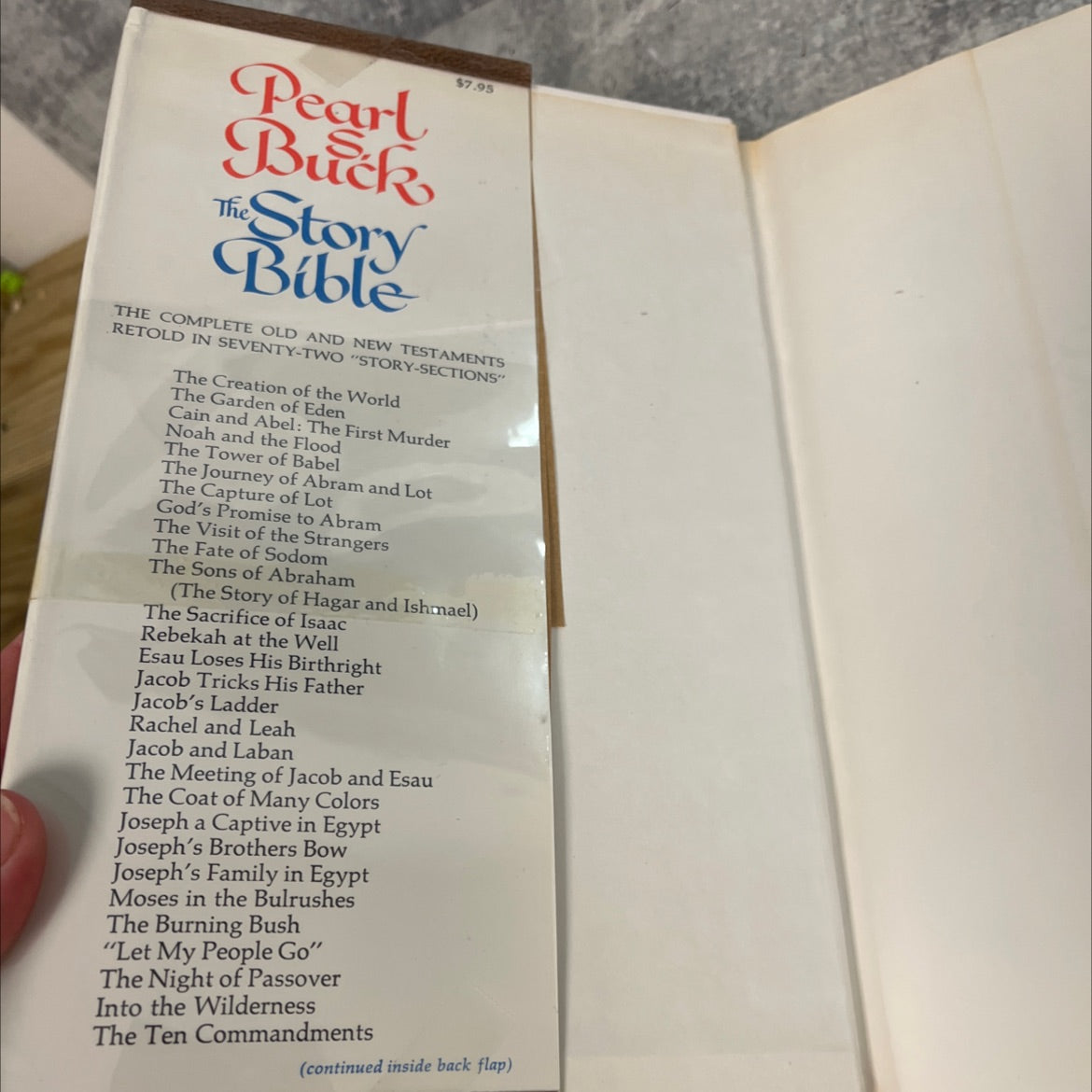 holy bible the story bible book, by pearl s. buck, 1971 Hardcover image 4