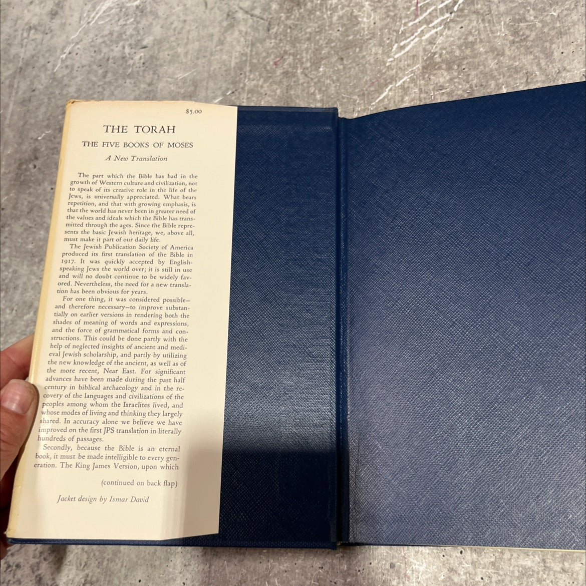 holy bible the torah the five books of moses book, by unknown, 1962 Hardcover image 4
