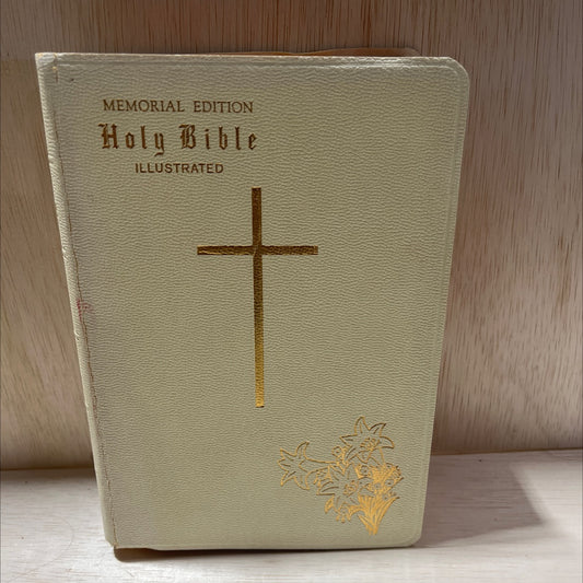 holy bible book, by unknown, 1958 Leather, Vintage image 1