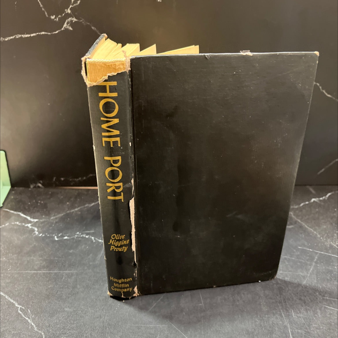 home port book, by olive higgins prouty, 1947 Hardcover, Vintage, Heavily Used image 1