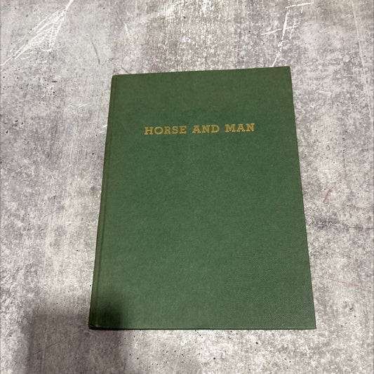 horse and man book, by patrick joyce, 1964 Hardcover image 1