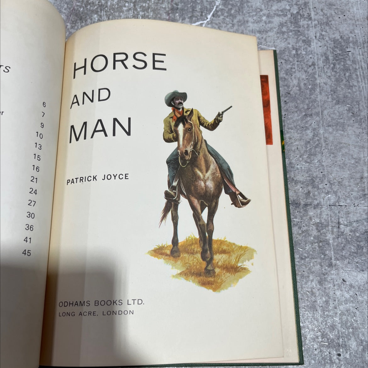 horse and man book, by patrick joyce, 1964 Hardcover image 2