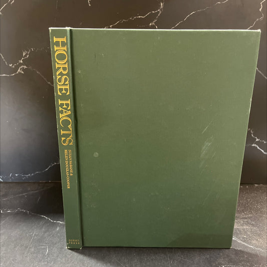 horse facts book, by susan mcbane and helen douglas-cooper, 1990 Hardcover image 1