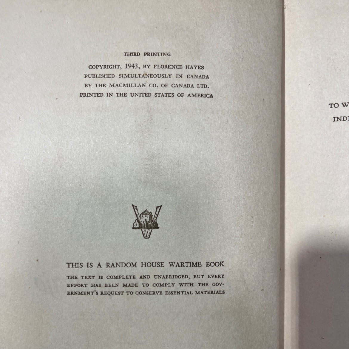 hosh-ki, the navajo book, by florence hayes, 1943 Hardcover image 3