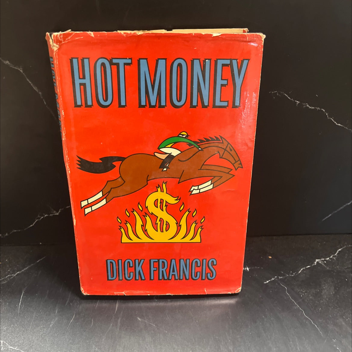 hot money book, by dick francis, 1988 Hardcover image 1