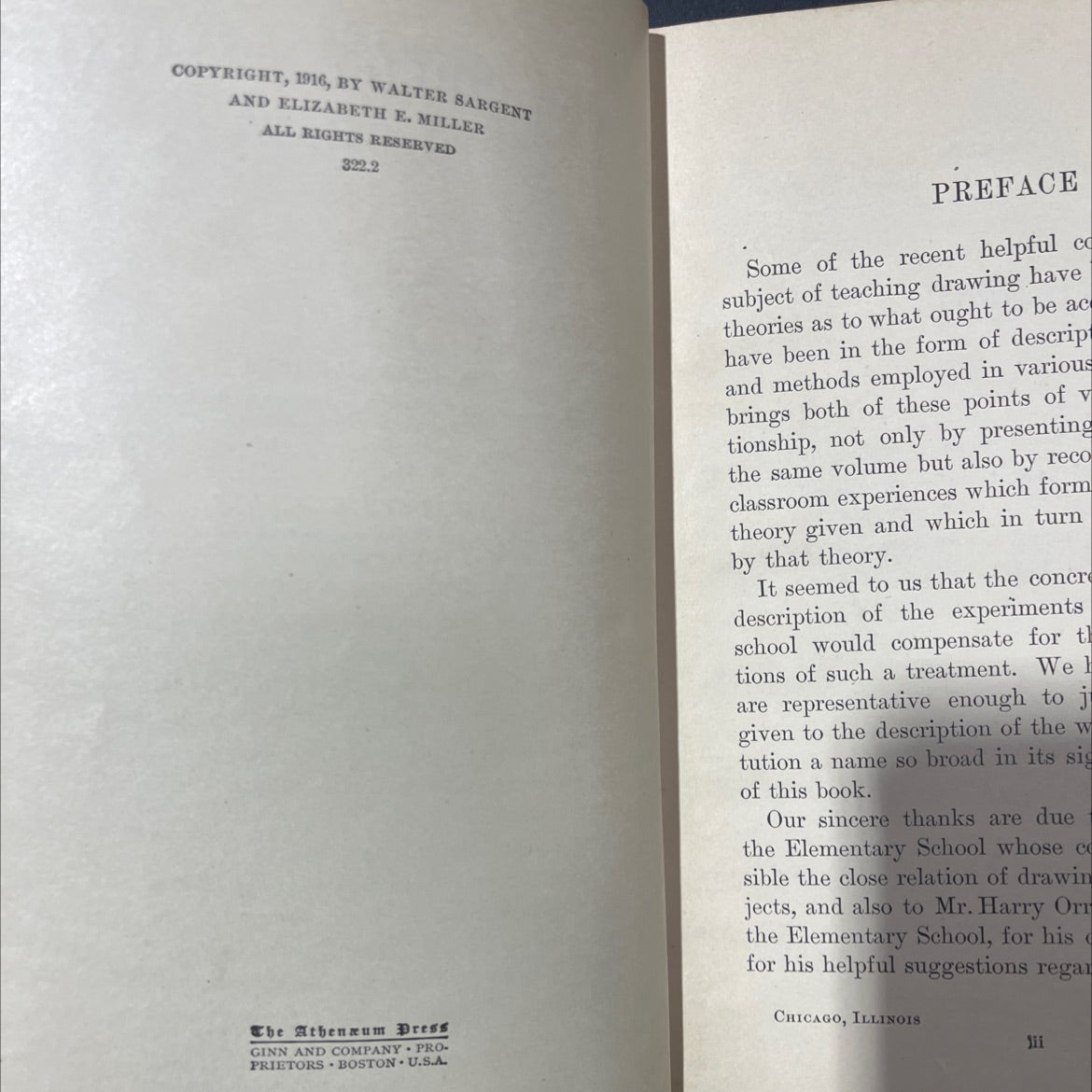 how children learn to draw book, by walter sargent, elizabeth e. miller, 1916 Hardcover image 3