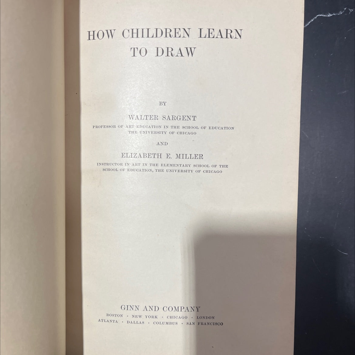 how children learn to draw book, by walter sargent, elizabeth e. miller, 1916 Hardcover image 2