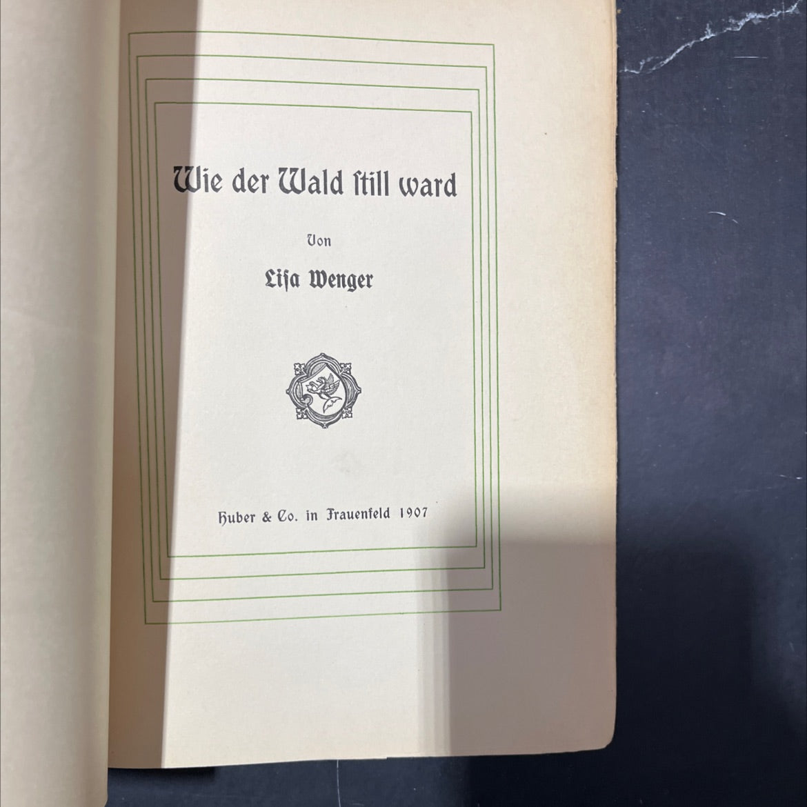 how the forest became silent book, by lisa wenger, 1907 Hardcover image 2