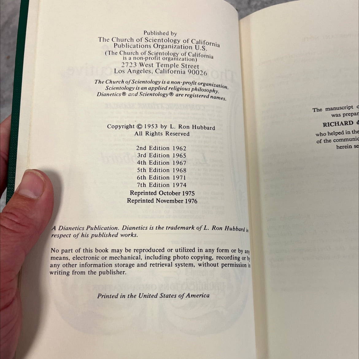 how to live though an executive communications manual book, by l. ron hubbard, 1974 Hardcover image 3